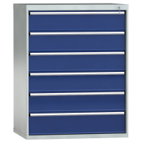Schubladenschrank 1325x1031x750mm 5 Schubl. Vollauszug 75 kg