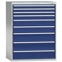 Schubladenschrank 1325x1031x750mm 9 Schubl. Vollauszug 75 kg