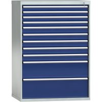 Schubladenschrank 1450x1031x750mm 11 Schubl. Vollauszug 200 kg