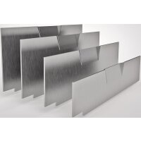 Alu-Trennblech B: 41 (3 Einh.) H: 47 für Fronth. 75 mm