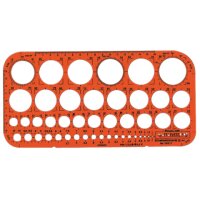 STANDARDGRAPH Zeichenschablone orange gallery