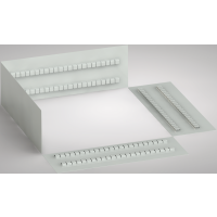 Schlitzrasterrahmen für Schrankserie BDA/SDA Fronth. 100mm/125mm