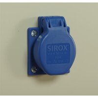 Schukosteckdose 230 Volt, mit Klappdeckel (ohne Dichtung)