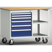 Werkbänke aus Metall: Standard-Werkbank - 1000 x 620...