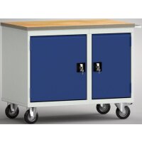 Profi-Werkbank 1000x620x840, BM-Pla.30mm, 2Gh.(2 Türen, )
