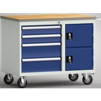 Profi-Werkbank 1000x620x840, BM-Pla.30mm, 2Gh.(2...