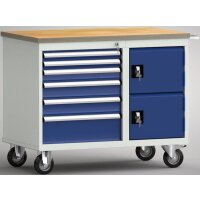 Profi-Werkbank 1000x620x840, BM-Pla.30mm, 2Gh.(2...