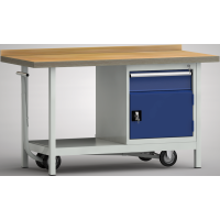fahrb. Standard-Werkbank 1500x700x840, BM-Pla.40mm,...