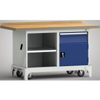 fahrb. Standard-Werkbank 1500x700x866, BM-Pla.40mm,...