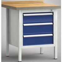 Ergo-Standard-Werkbank 750x700x900, BM-Pla.40mm, 1Gh.(3...