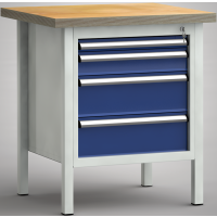 Werkbänke aus Metall: Standard-Werkbank - 750 x 700...