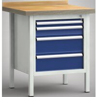 Werkbänke aus Metall: Standard-Werkbank - 750 x 700...