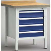 Ergo-Standard-Werkbank 750x700x900, BM-Pla.40mm, 1Gh.(1...