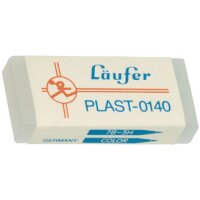 L&auml;ufer Radiergummi PLAST-0140 wei&szlig;, 1 St.
