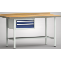 Ergo-Standard-Werkbank 1500x700x900, BM-Pla.40mm, 1Gh.(2...