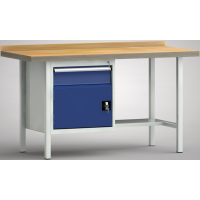 Ergo-Profi-Werkbank 1500x700x905, BM-Pla.45mm,...