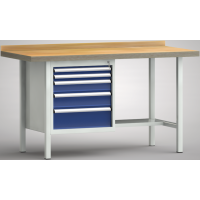 Werkbänke aus Metall: Standard-Werkbank - 1500 x 700...