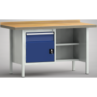 Ergo-Profi-Werkbank 1500x700x905, BM-Pla.45mm,...
