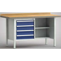 Werkbänke aus Metall: Standard-Werkbank - 1500 x 700...