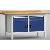 Ergo-Profi-Werkbank 1500x700x905, BM-Pla.45mm,...