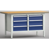 Werkbänke aus Metall: Standard-Werkbank - 1500 x 700...