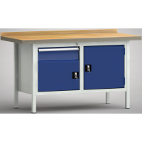 Ergo-Profi-Werkbank 1500x700x905, BM-Pla.45mm,...