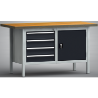 Werkbänke aus Metall: Standard-Werkbank - 1500 x 700...