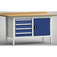 Werkbänke aus Metall: Standard-Werkbank - 1500 x 700...