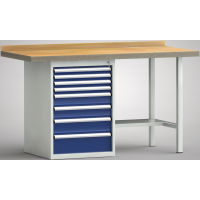 Ergo-Profi-Werkbank 1500x700x905, BM-Pla.45mm, 1...