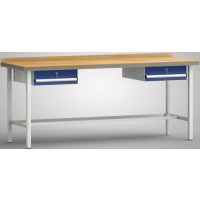 Standard-Werkbank 2000x700x840, BM-Pla.40mm, 2Gh.(2 Schubl.)