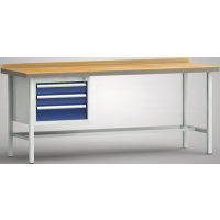 Ergo-Profi-Werkbank 2000x700x905, BM-Pla.45mm, 1...