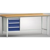 Ergo-Profi-Werkbank 2000x700x905, BM-Pla.45mm, 1...