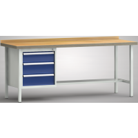 Ergo-Profi-Werkbank 2000x700x905, BM-Pla.45mm, 1...