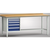 Ergo-Profi-Werkbank 2000x700x905, BM-Pla.45mm, 1...