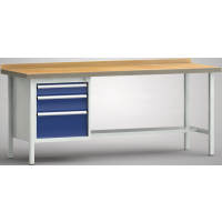 Ergo-Profi-Werkbank 2000x700x905, BM-Pla.45mm, 1...