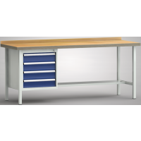 Werkbänke aus Metall: Standard-Werkbank - 2000 x 700...