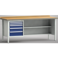 Ergo-Profi-Werkbank 2000x700x905, BM-Pla.45mm, 1...
