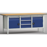 Werkbänke aus Metall: Standard-Werkbank - 2000 x 700...