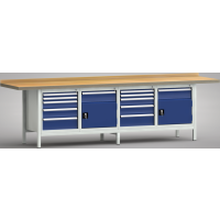Ergo-Profi-Werkbank 3000x700x905, BM-Pla.45mm,...