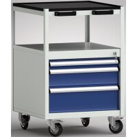 Profi-Werkzeugwagen 895x580x613mm, Zwischenabl., Ausstattung: 50EA/125EA/175EA