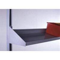 Stahlbl.Ablage 15°, geneigt, 2000x150mm. Passend...