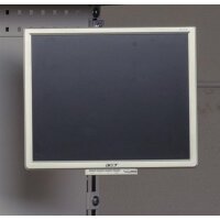 TFT/LCD-Monitor Wandhalterung Alu, VESA-Halterung, arretierbar (fürC-Profil)