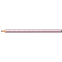 FABER-CASTELL Jumbo Sparkle Bleistift B rose metallic, 1 St.