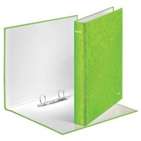 LEITZ WOW Ringbuch 2-Ringe grün 4,0 gallery