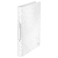 LEITZ WOW Ringbuch 2-Ringe perlwei&szlig gallery