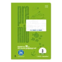Staufen&reg; Schulheft Premio Lineatur 3 liniert DIN...