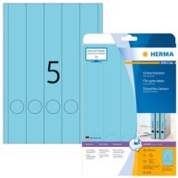 HERMA Ordneretiketten 5133 blau, 20 Blatt