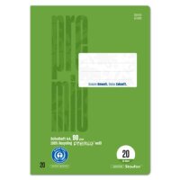 Staufen&reg; Schulheft green Lineatur 20 blanko DIN...