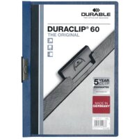 Klemm-Mappe DURACLIP® 60 - A4, dunkelblau