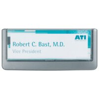 DURABLE T&uuml;rschild CLICK SIGN Kunststoff grau...